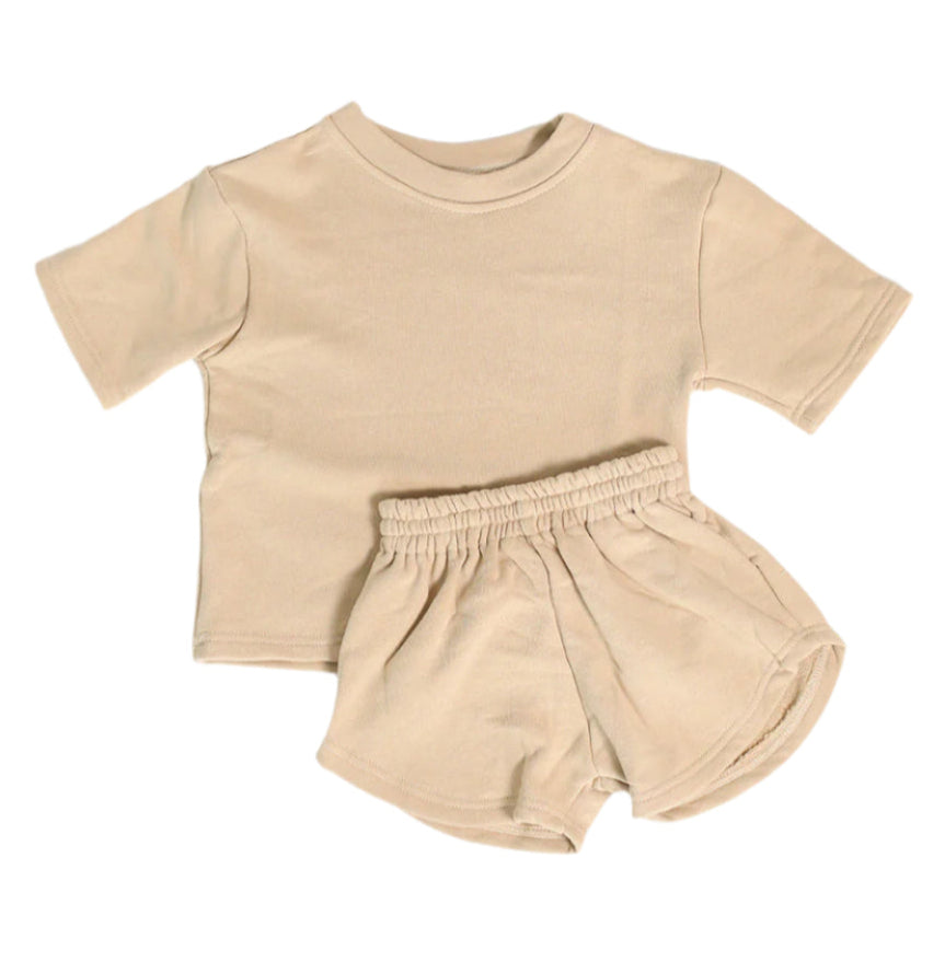 Andy Short Set- Beige