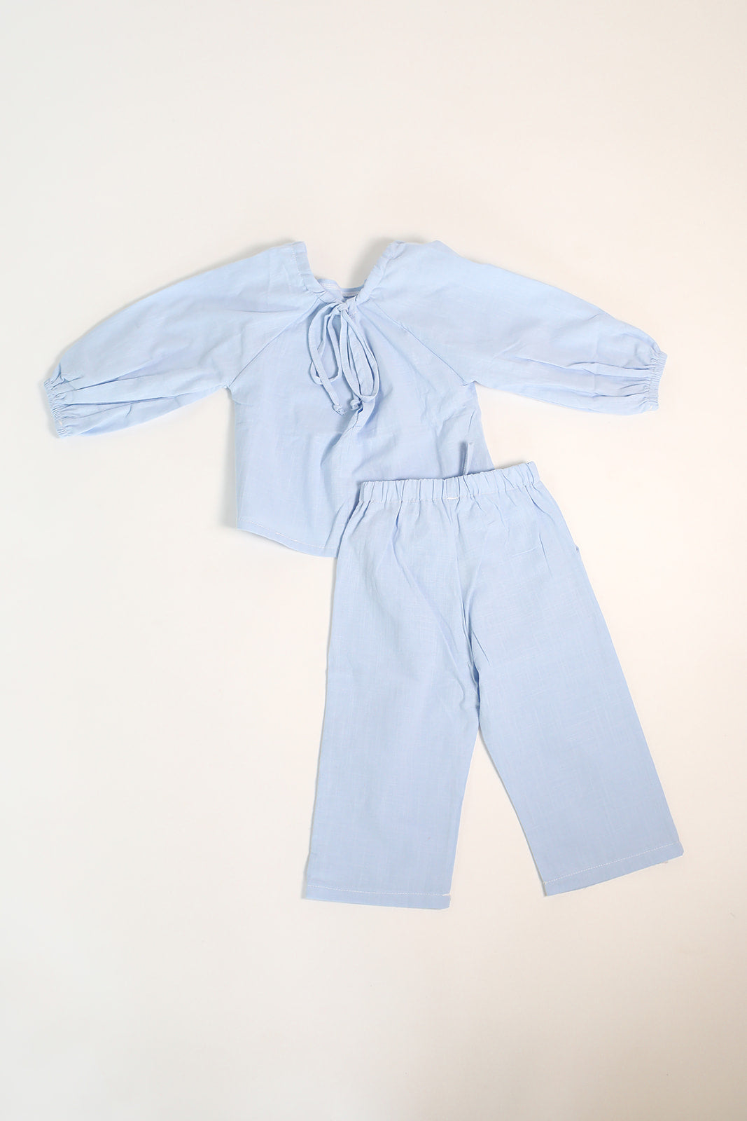Alexis Linen Pant Set- Blue