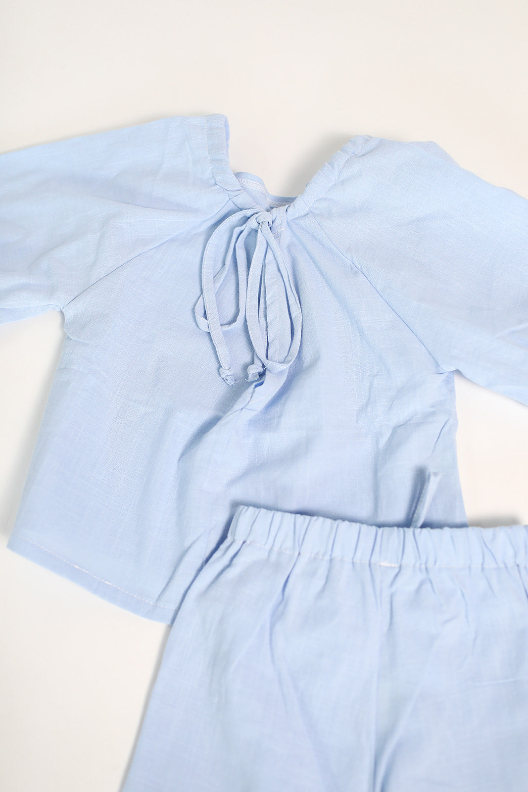 Alexis Linen Pant Set- Blue