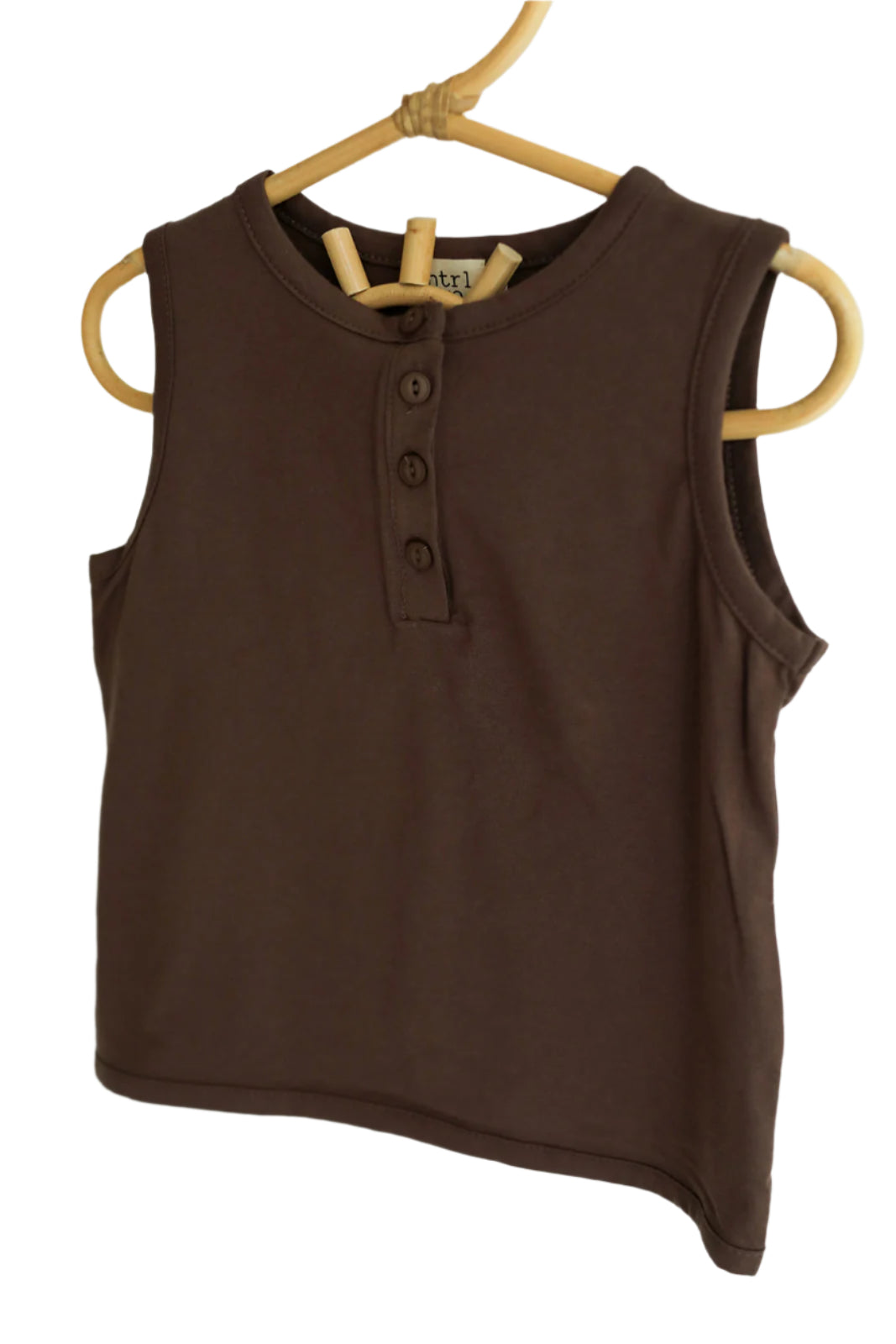 Mikey Tank Top- Brown