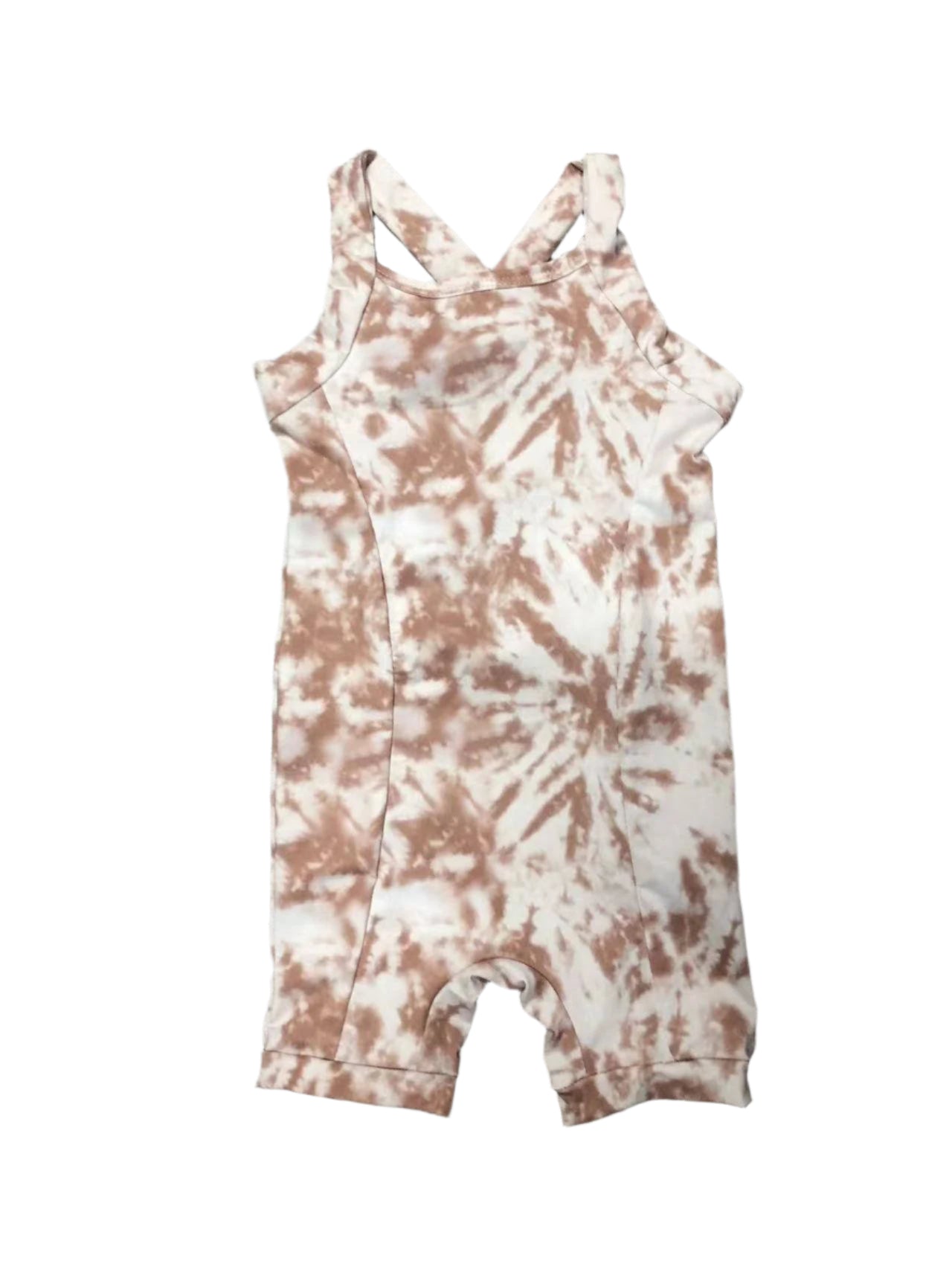 Tie Dye Unitard in Cocoa Vanilla
