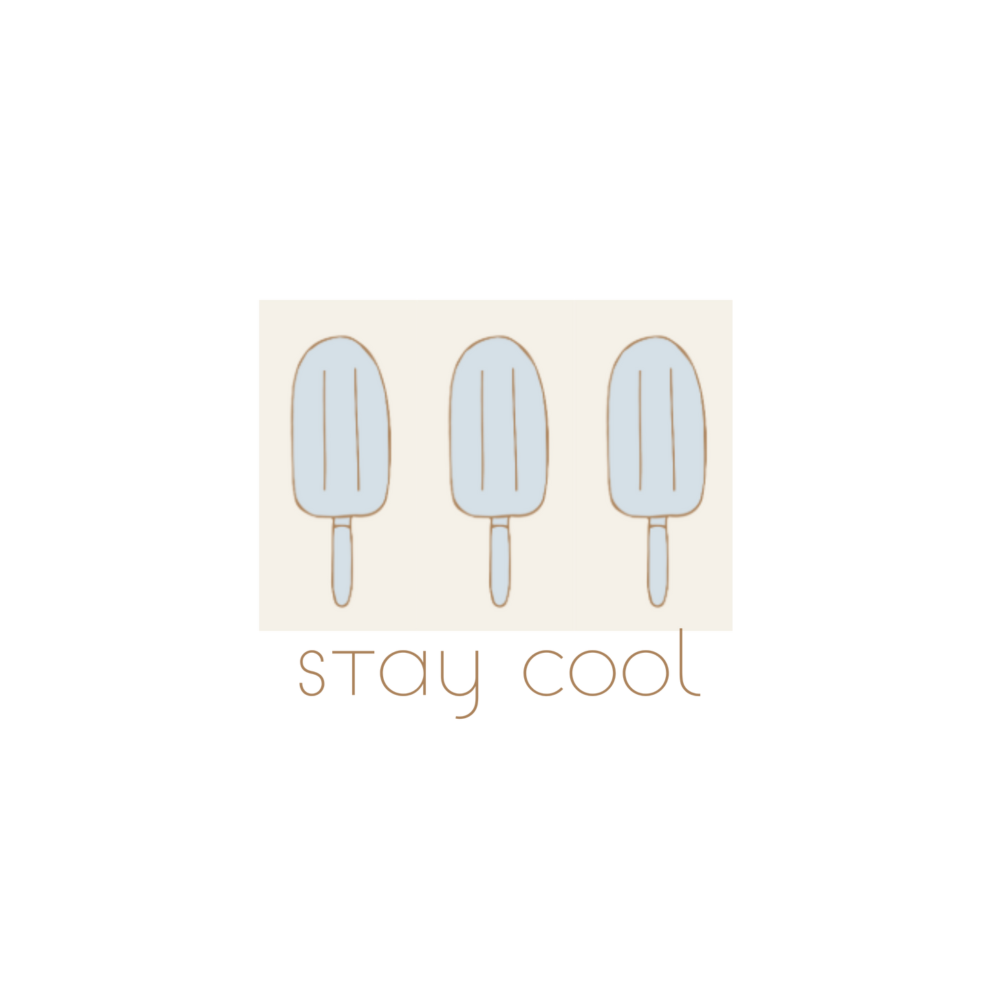 Stay Cool Popsicle Graphic Tee | Blue