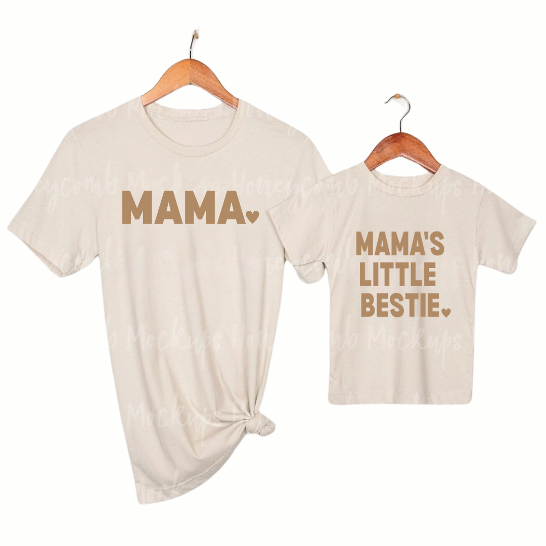 Mommy & Me Matching Bestie Graphic Tees
