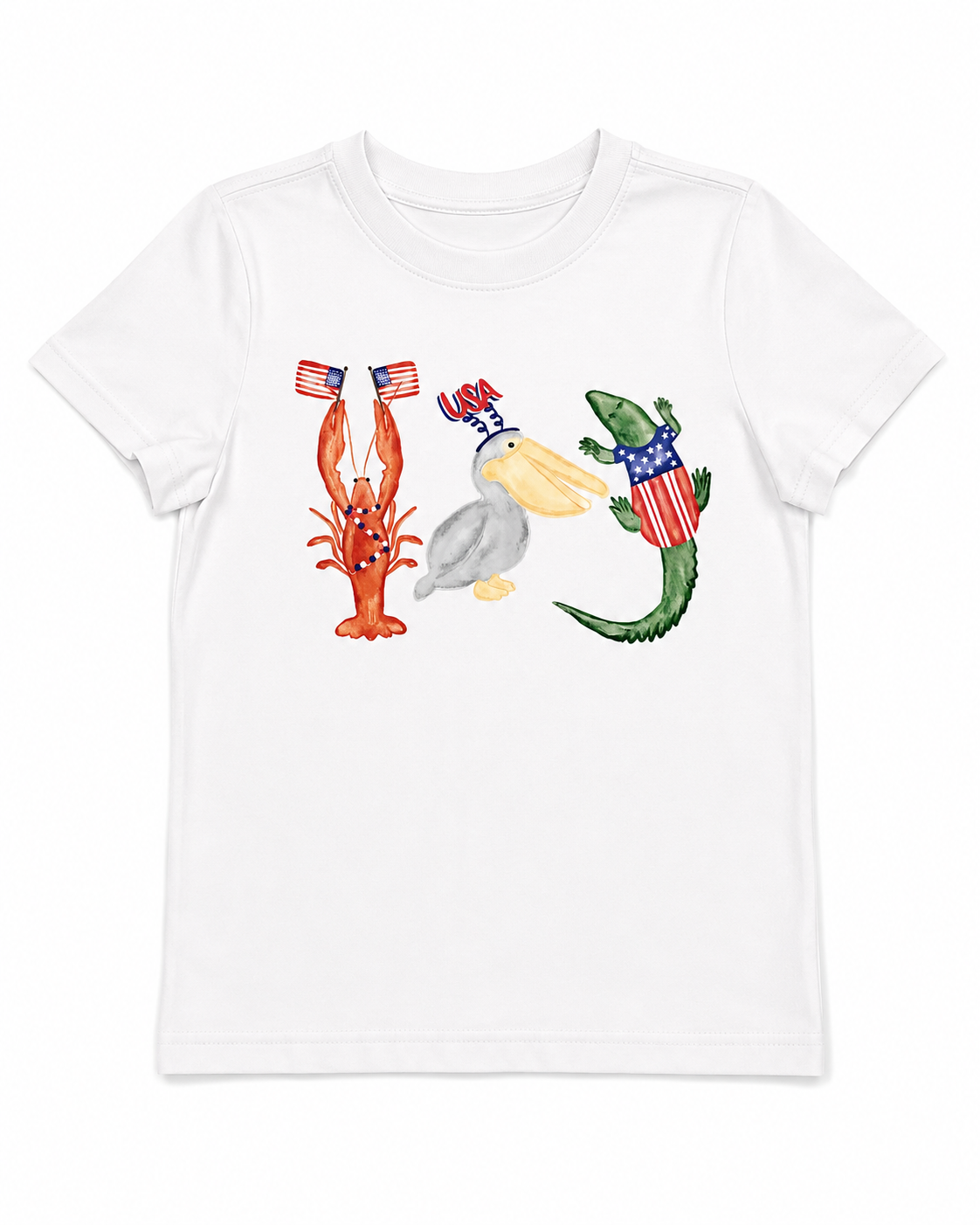Red, White & Bayou Tee