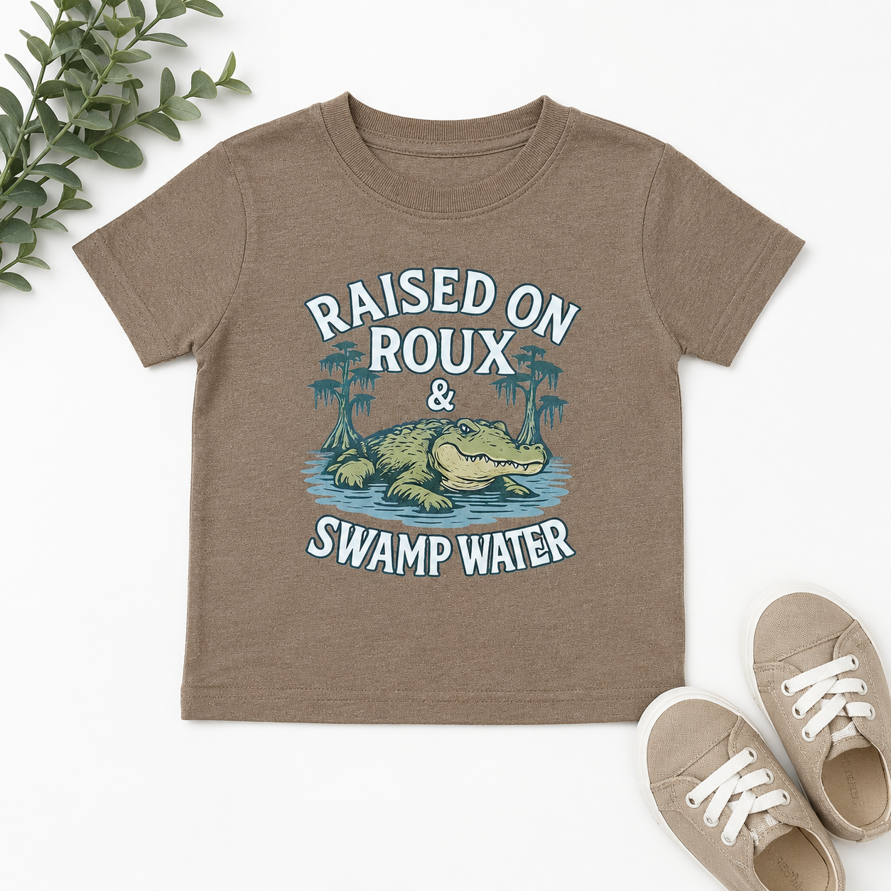Raised on Roux & Swamp Water Graphic Tee