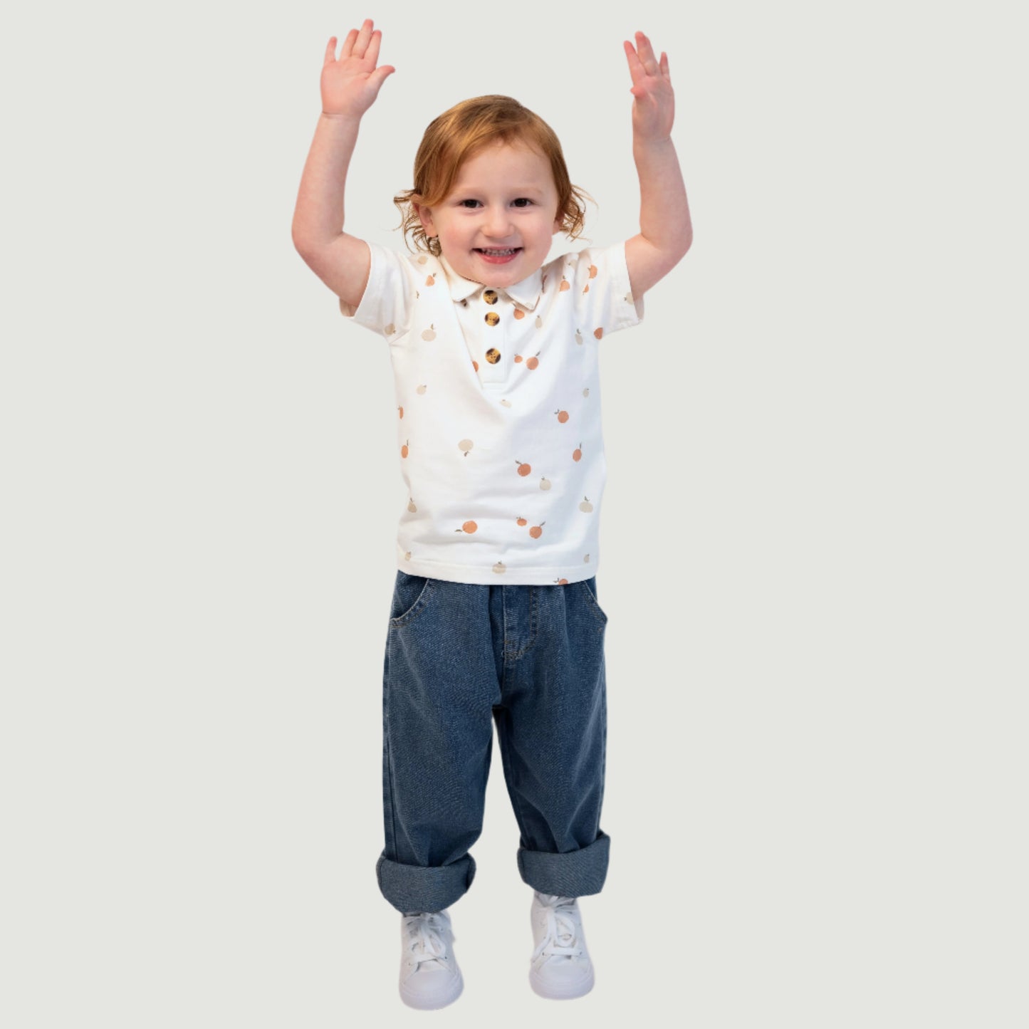 Apple Of My Eye Short Sleeve Polo
