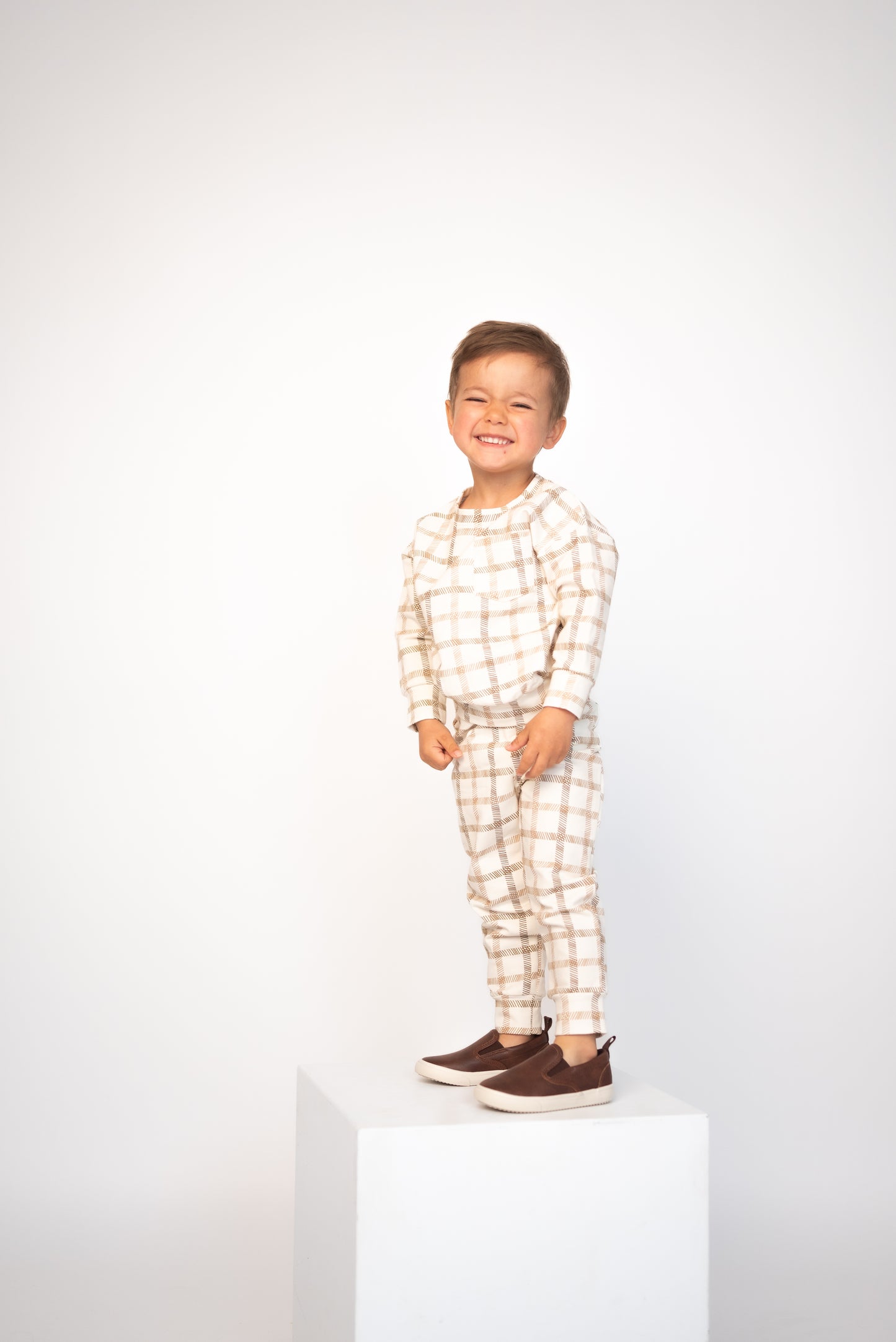 Plaid-A-Palooza Jogger Set
