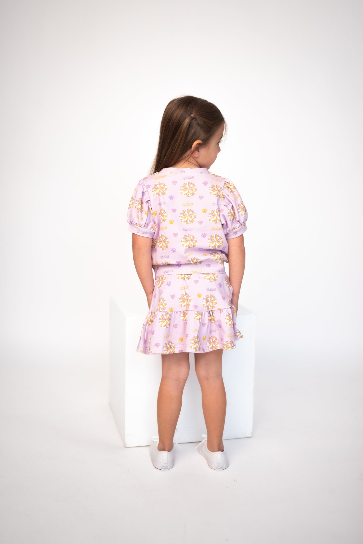 Pom-Pom Paws Twirl & Whirl Skirt Set