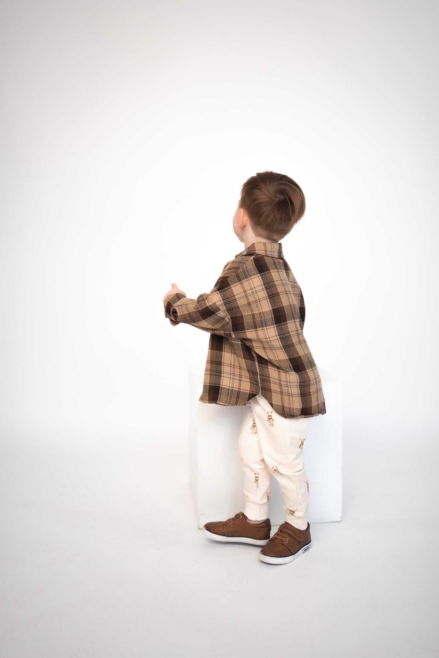 Button Up Flannel in Alpine Heritage Plaid