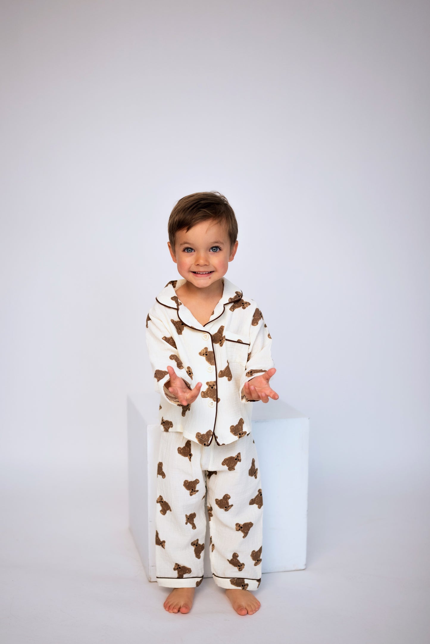Teddy Pajama Long Set