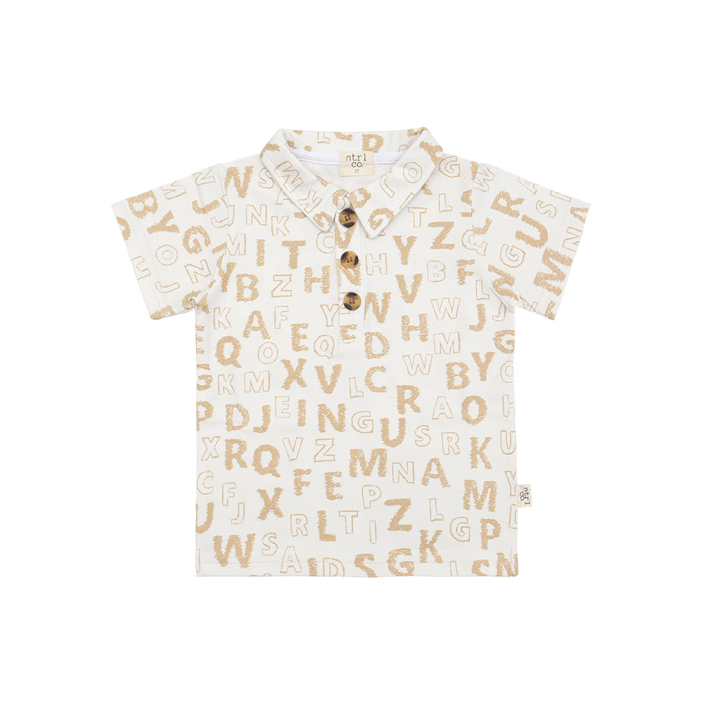 A B C U Later Short Sleeve Polo