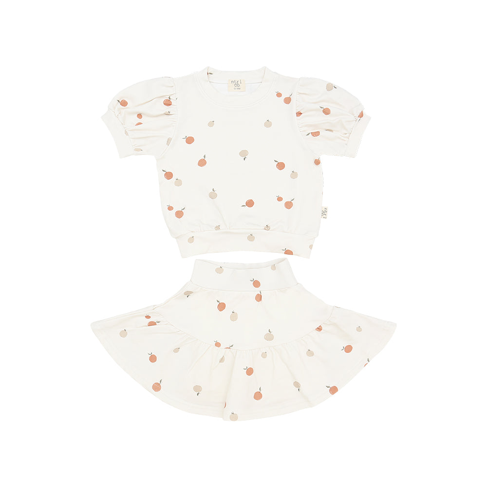 Apple Of My Eye Twirl & Whirl Skirt Set