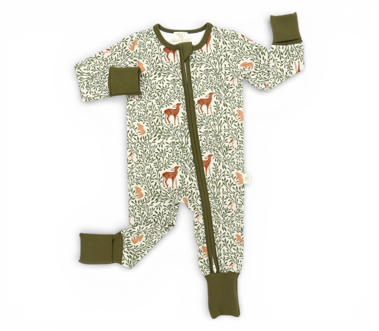 Woodland Whimsy Double Zippy Pajamas