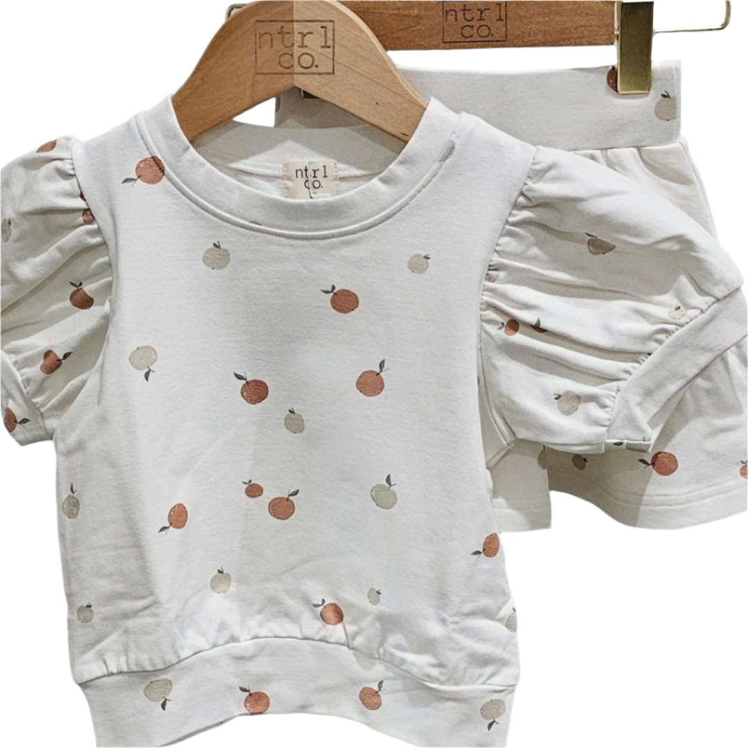 Apple Of My Eye Twirl & Whirl Skirt Set