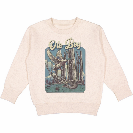 Ole' Boy  Short Sleeve Graphic Pullover Crewneck