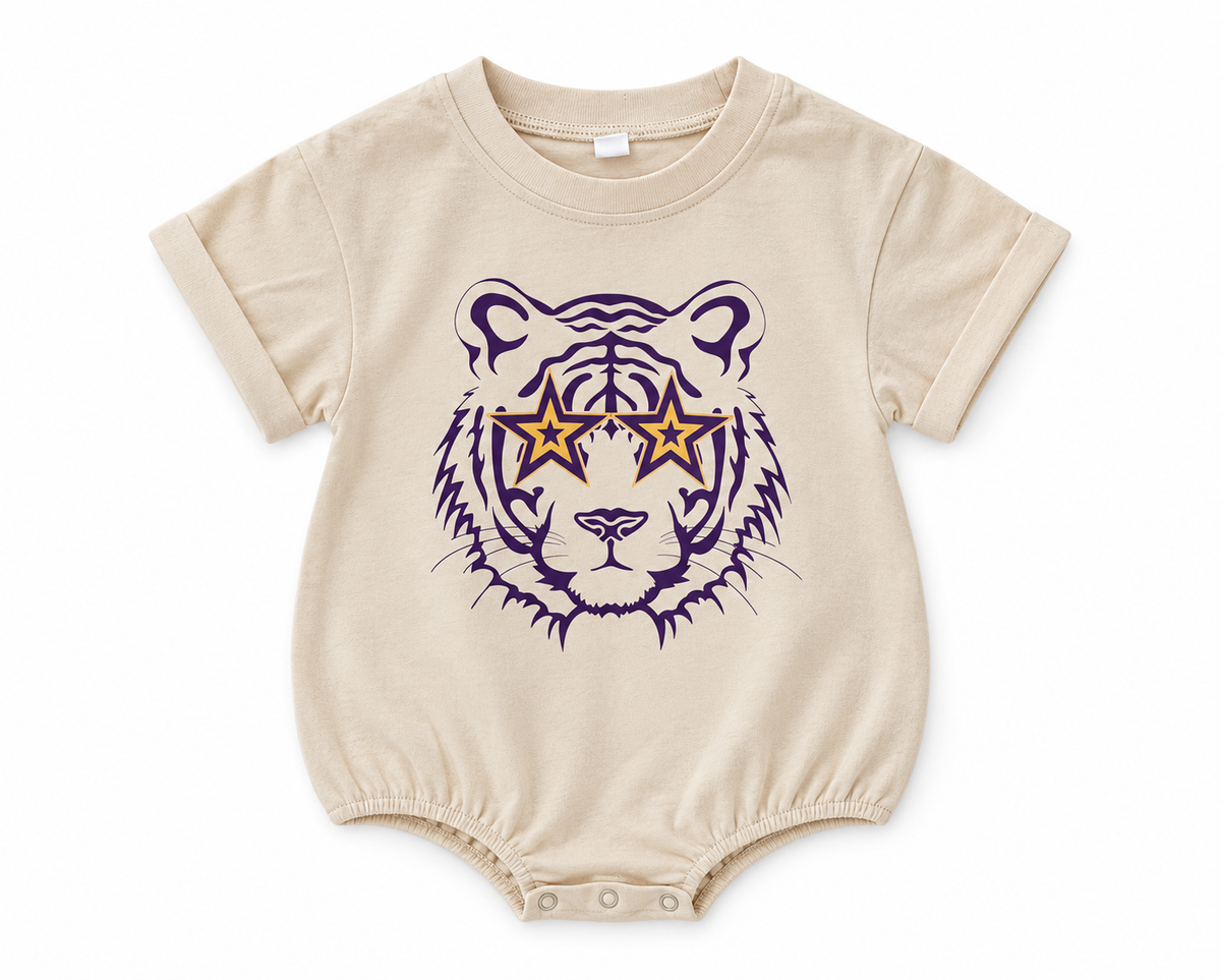 Eye of the Tiger Short Sleeve Crewneck Bubble