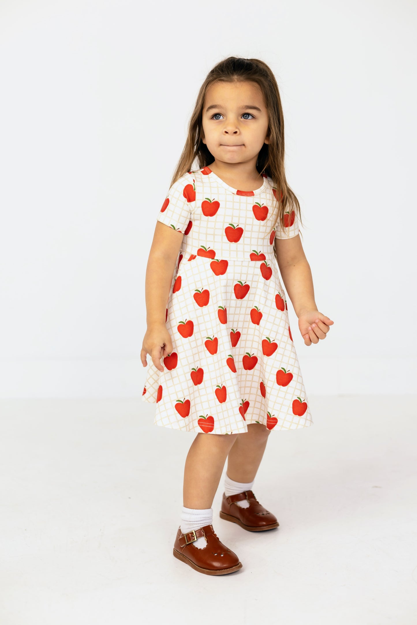A+ Short Sleeve Twirl Dress Set