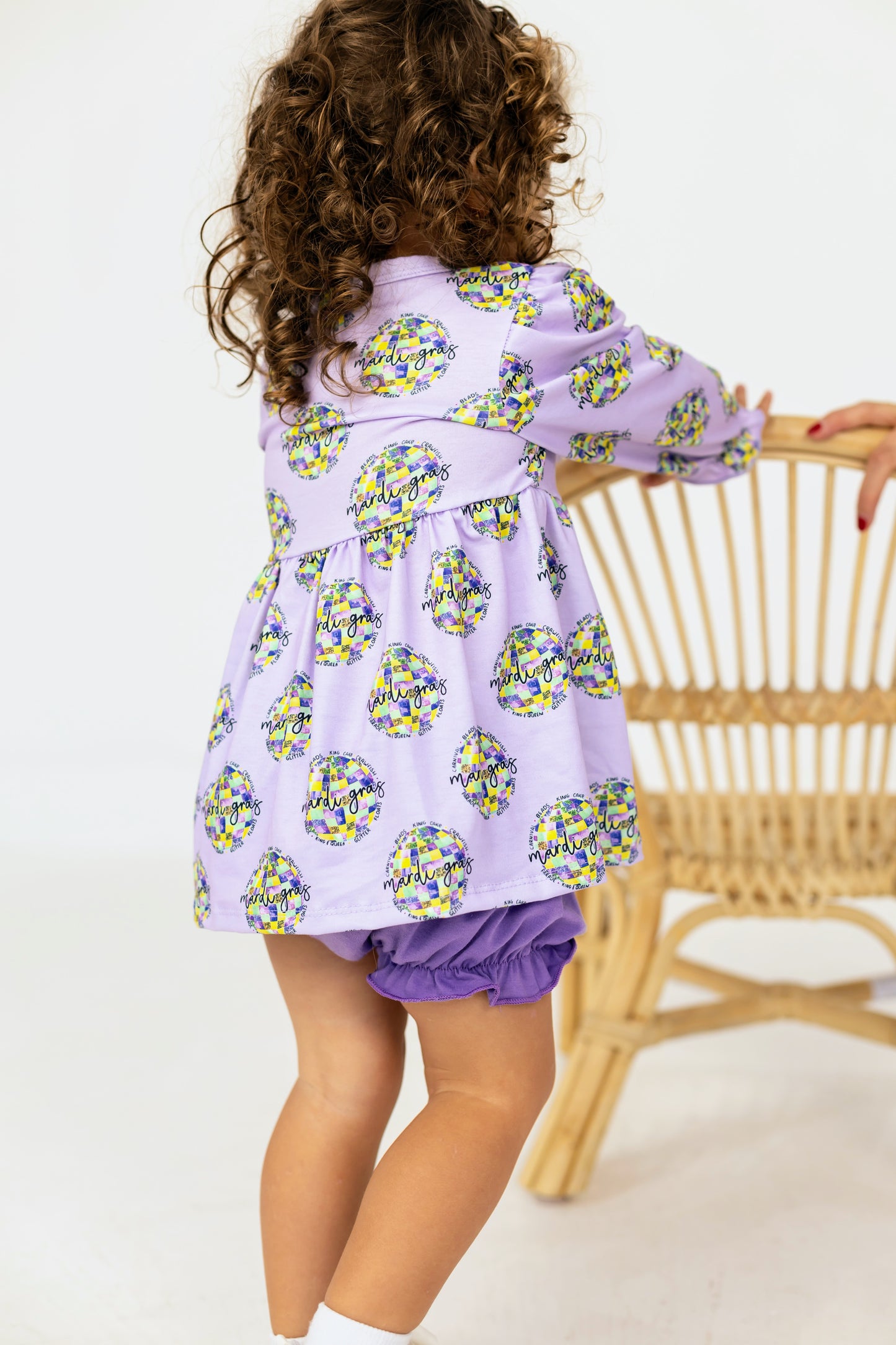 Mardi Gras Disco Darling Bloomer Set