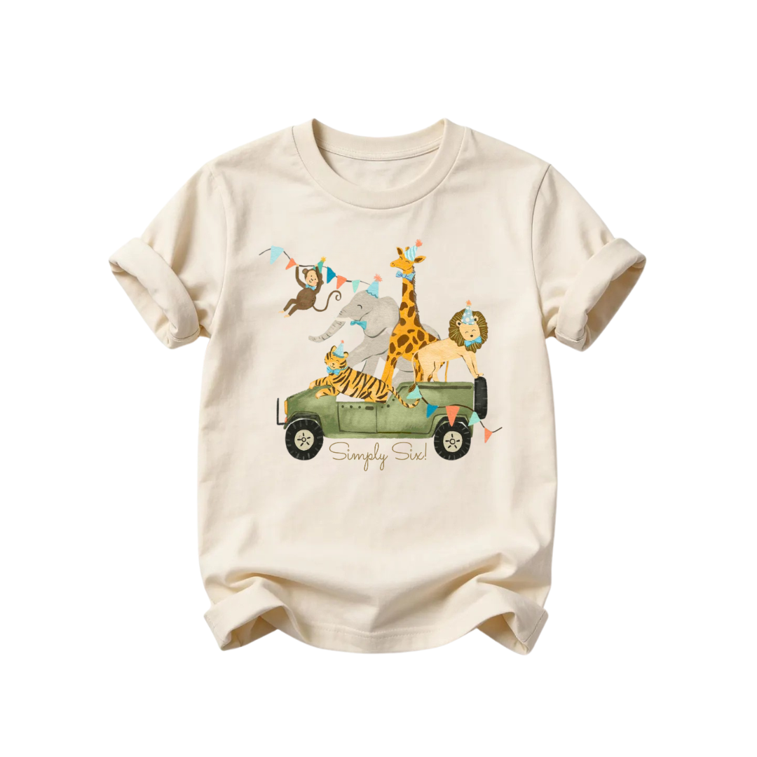 Party Animals Birthday Graphic Tee