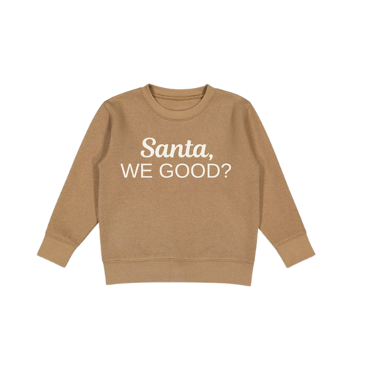 Santa, We Good Crewneck Pullover