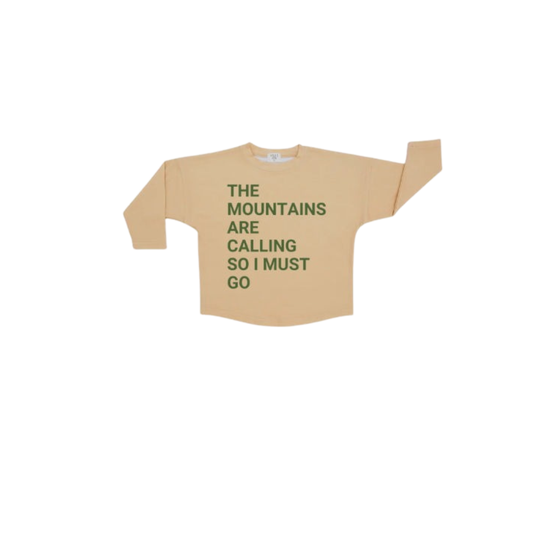 Snow Much Fun Long Sleeve Mountains Are Calling Graphic Tee