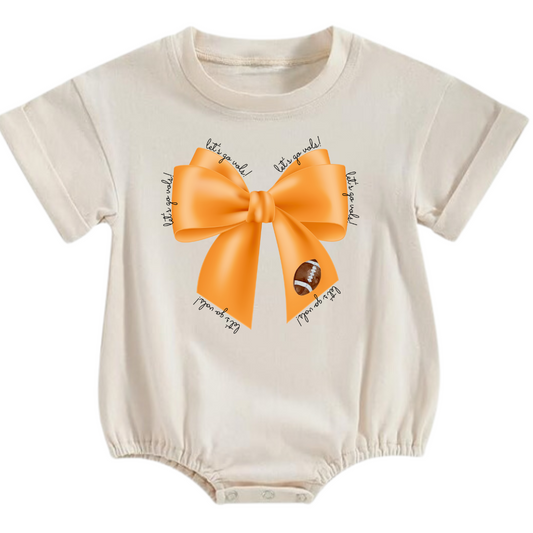Vols Bow Short Sleeve Crewneck Bubble