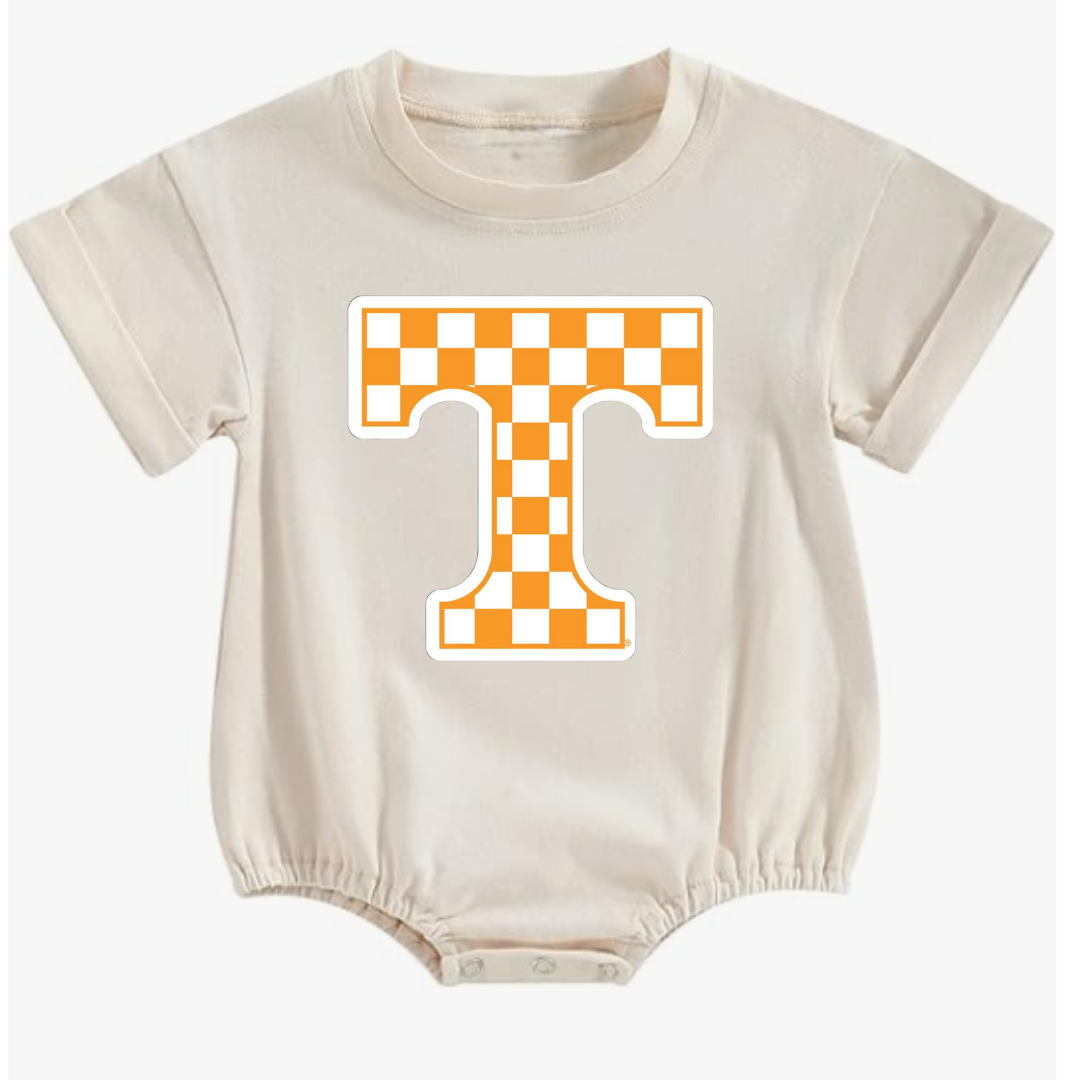 The BIG T Football Short Sleeve Crewneck Bubble