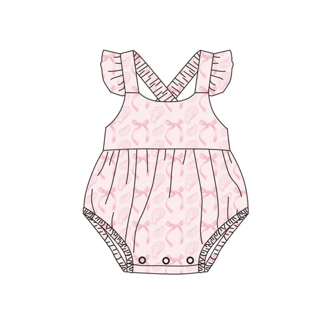 Seaside Ruffle Bubble| Southern Charm | Pink