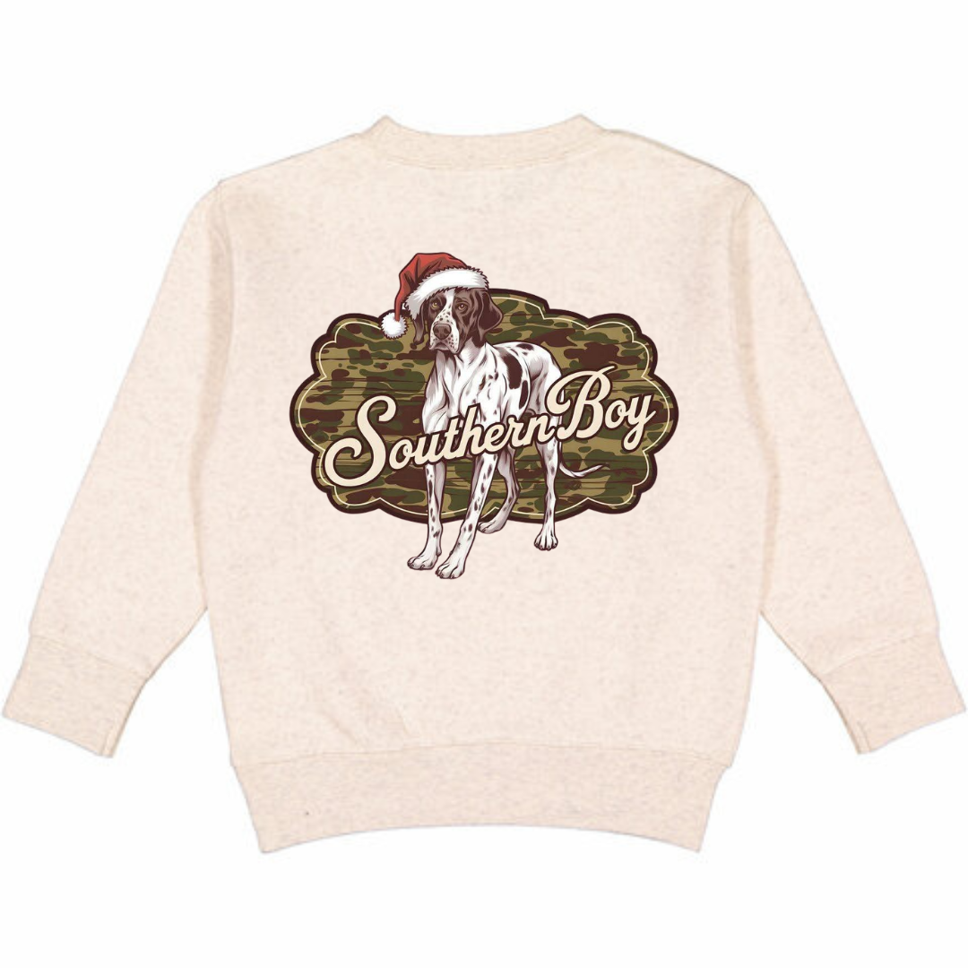 Southern Boy Holiday Crewneck Pullover