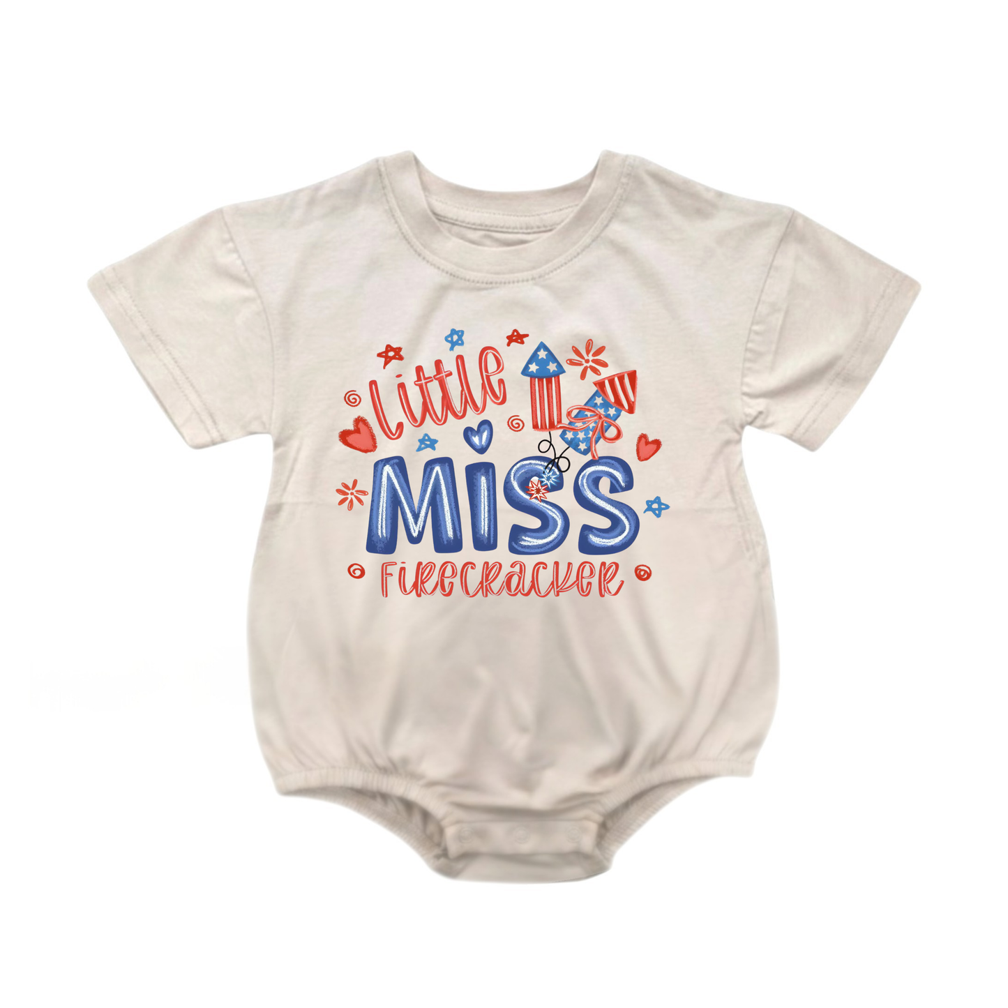 LITTLE MISS FIRECRACKER GRAPHIC BUBBLE