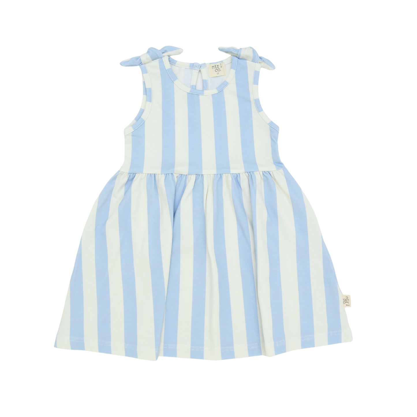 Tide With Love Sleeveless Twirl Dress | Beach Lines | Blue