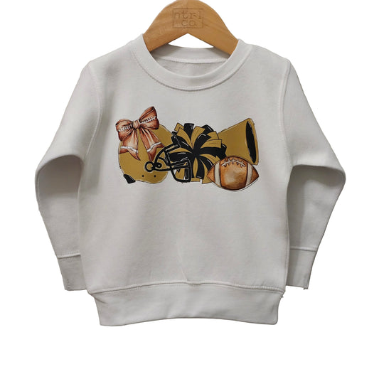 The "Bow Dat" Graphic Crewneck Pullover