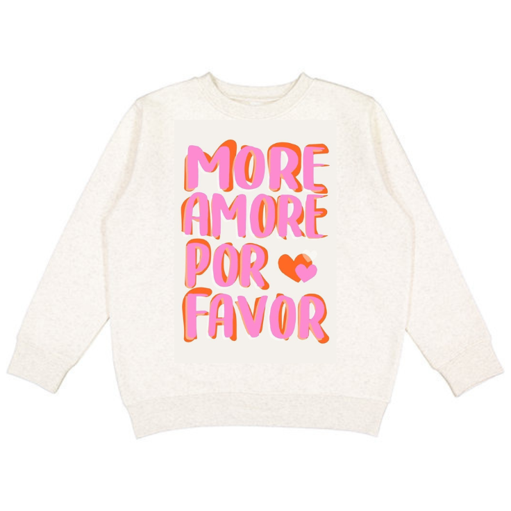 More Love Please Graphic Crewneck
