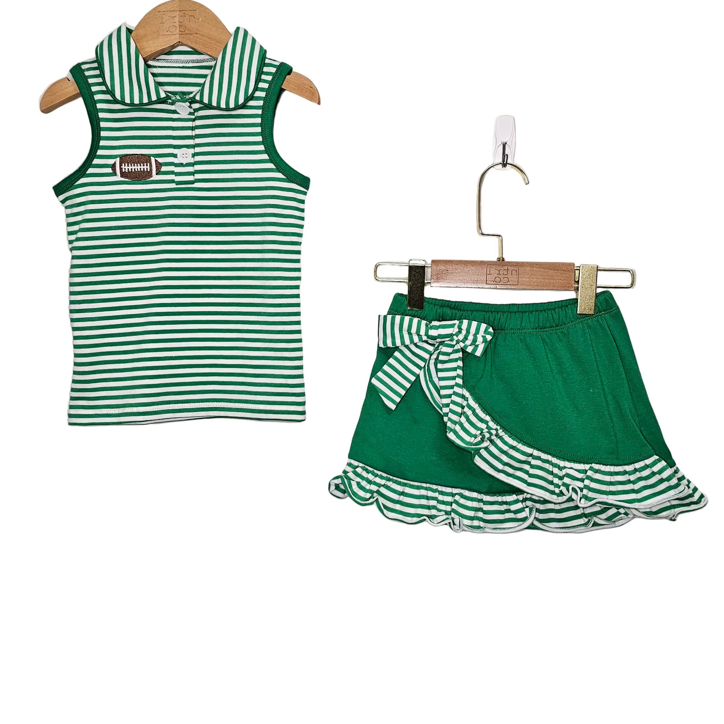 Gameday Cheer Set Green & White