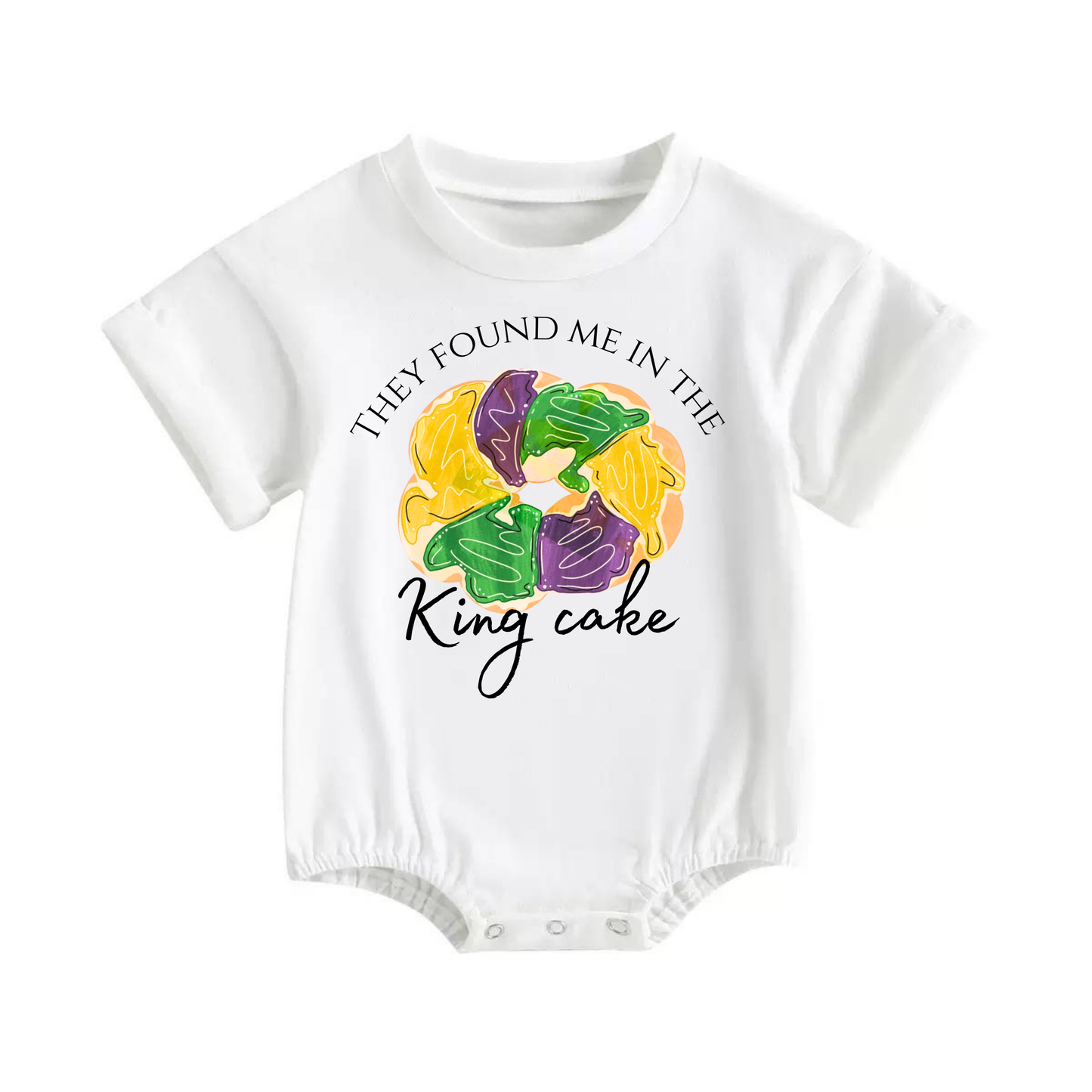 They Found Me in the King Cake! Bubble