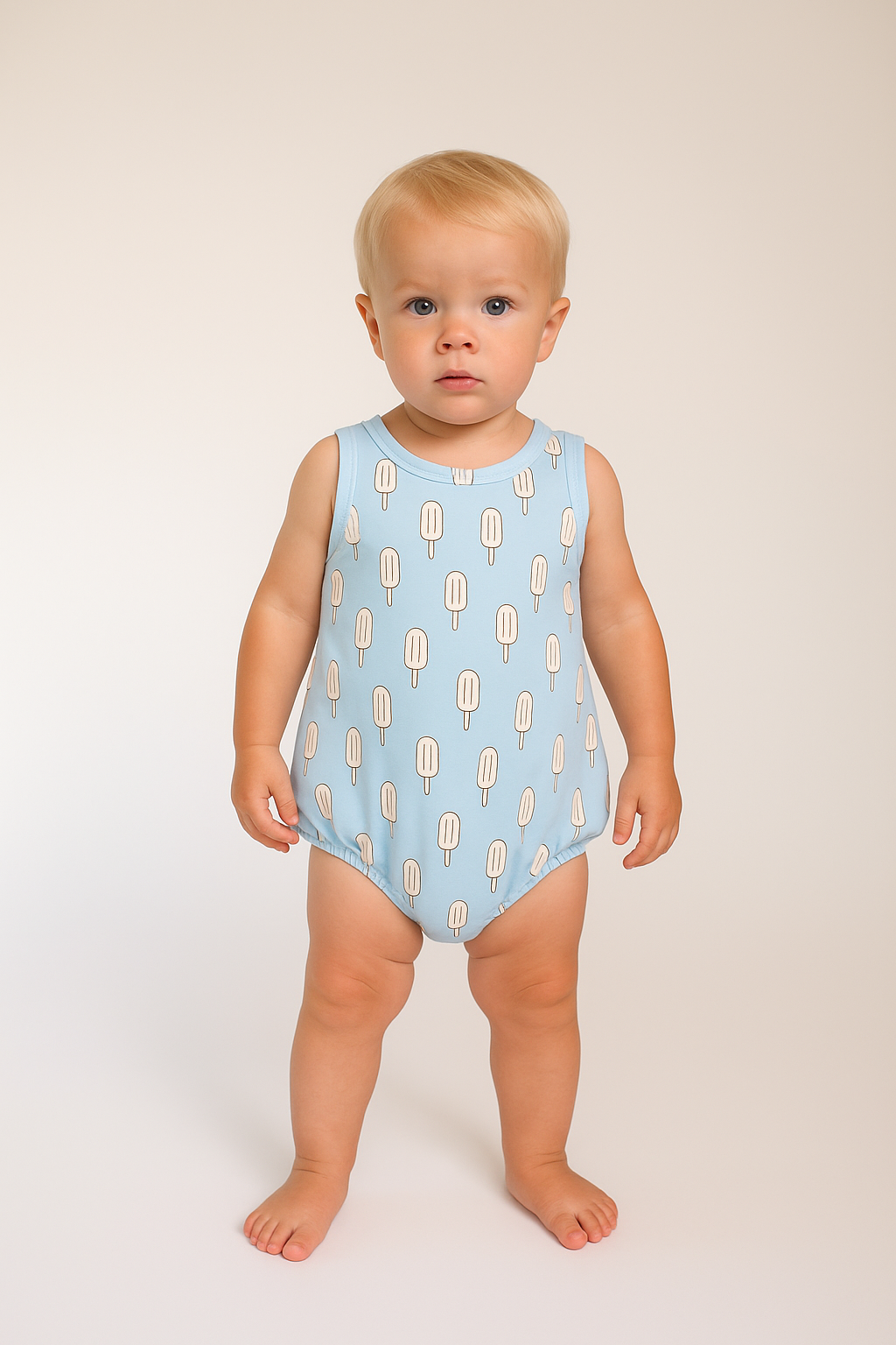 Surfside Sleeveless Bubble | Seaside Sweets | Blue
