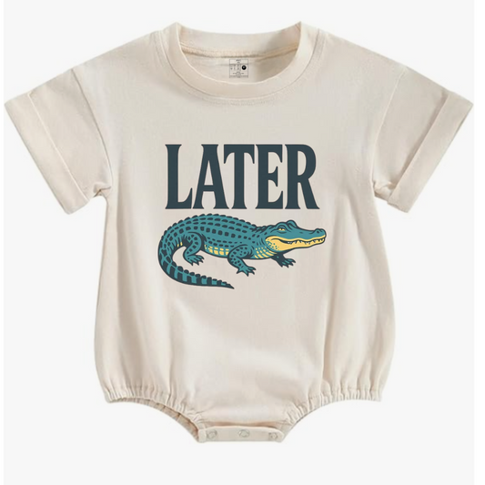 Later, Gator Short Sleeve Bubble