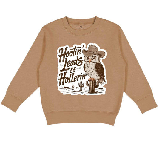 Hootin' & Hollerin' Crewneck Pullover