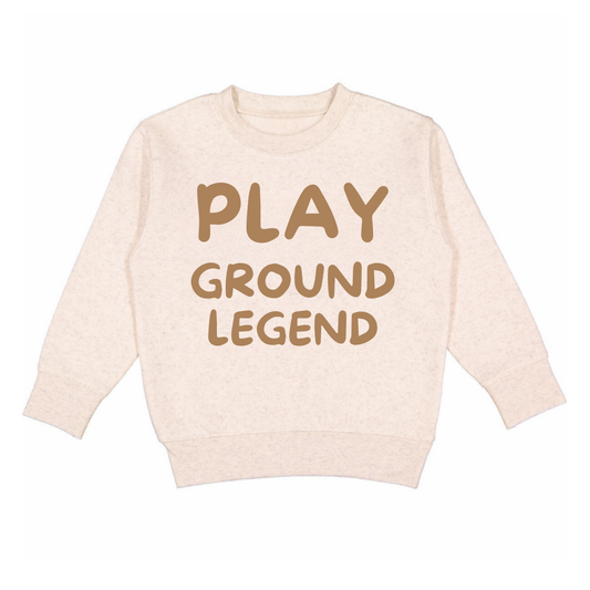 PlayGround Legend Graphic Crewneck Pullover | Gender-Neutral