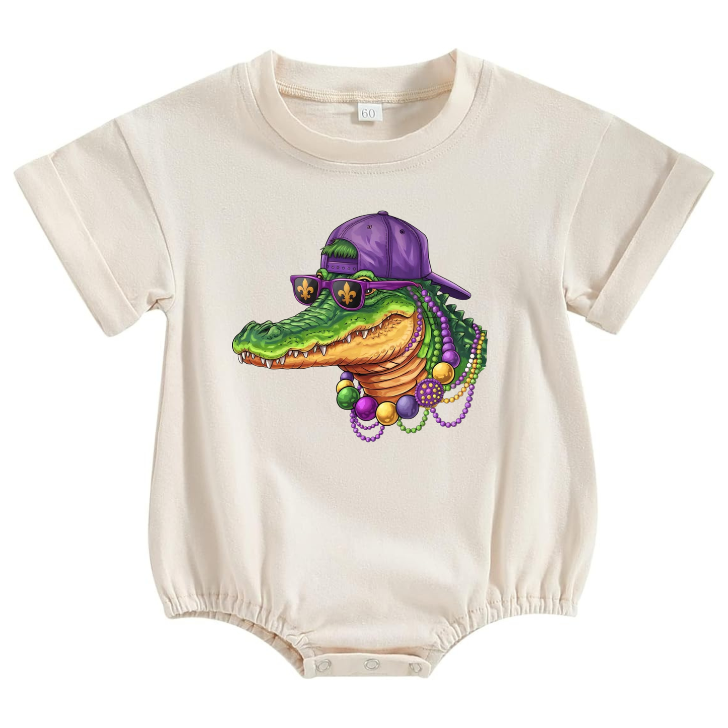 Mardi Gator Graphic Bubble