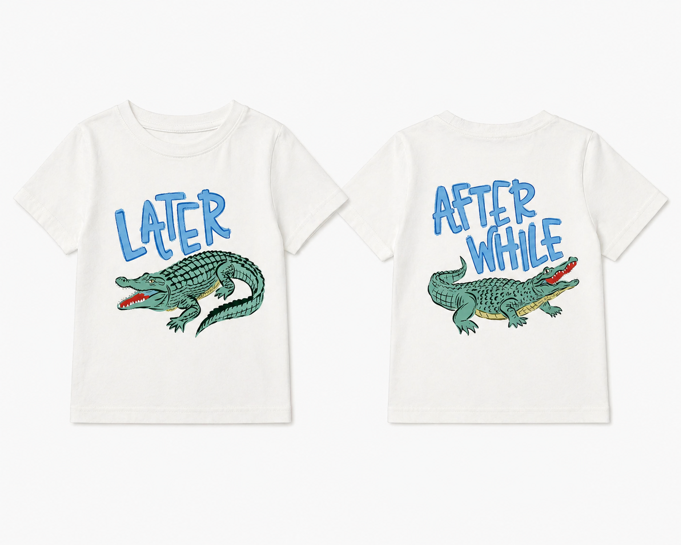 See you Later, Alligator after while Crocodile Graphic Tee