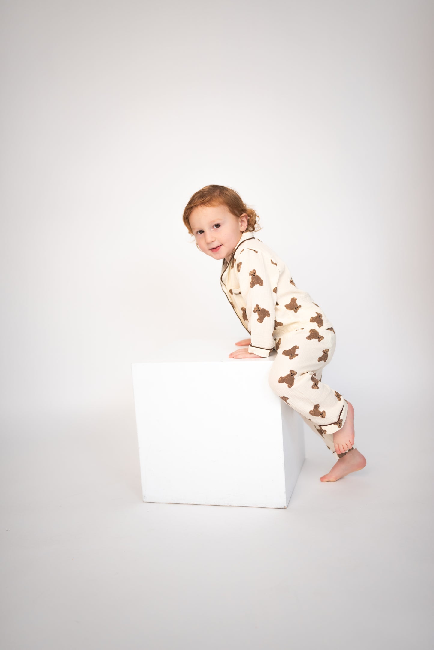 Teddy Pajama Long Set