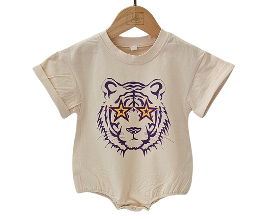 Eye of the Tiger Short Sleeve Crewneck Bubble
