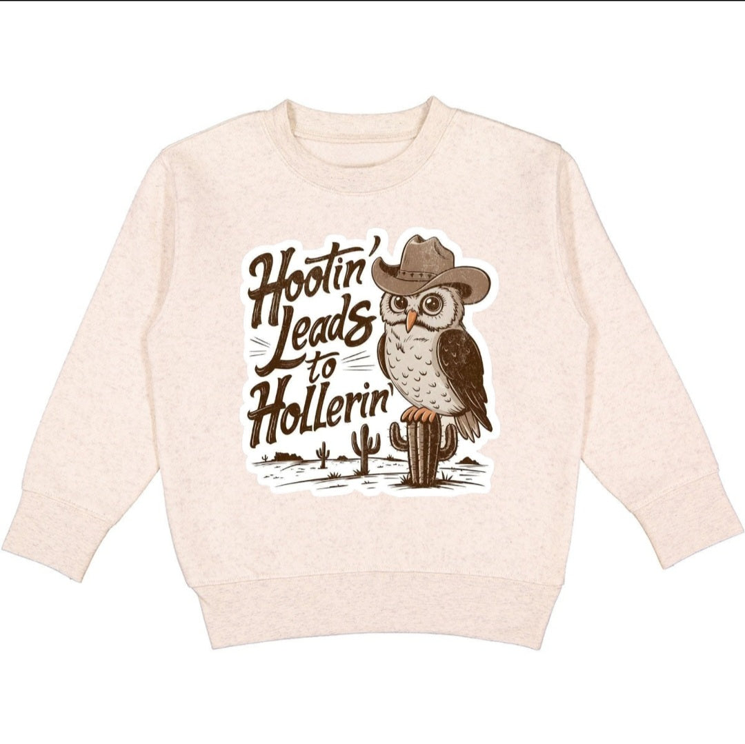 Hootin' & Hollerin' Crewneck Pullover