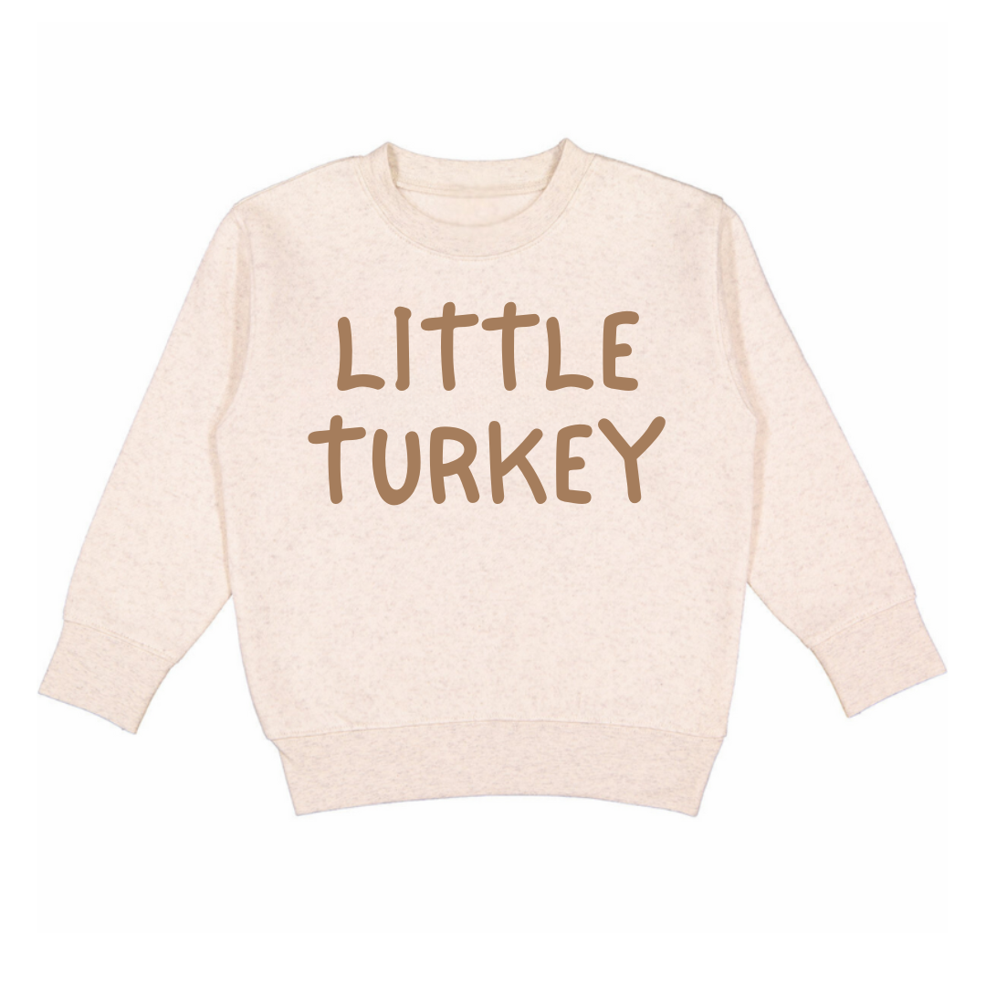 Little Turkey Holiday Crewneck Pullover