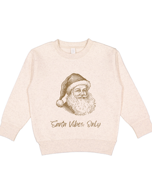 Santa Vibes Fleece Sweatshirt