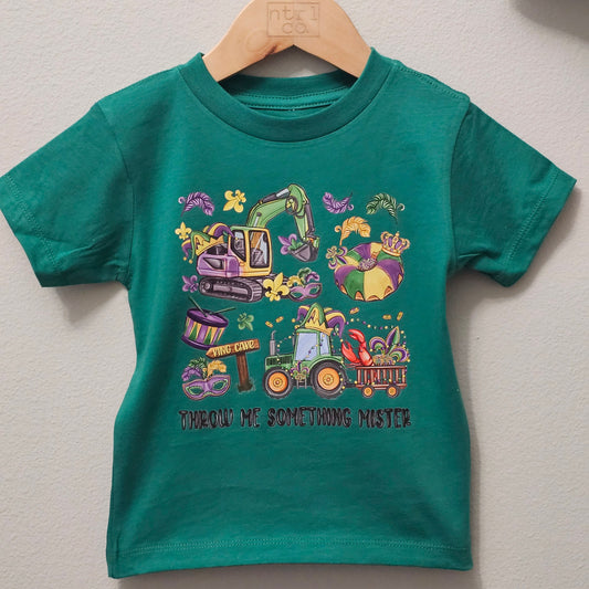 Mardi Gras Construction Graphic Tee
