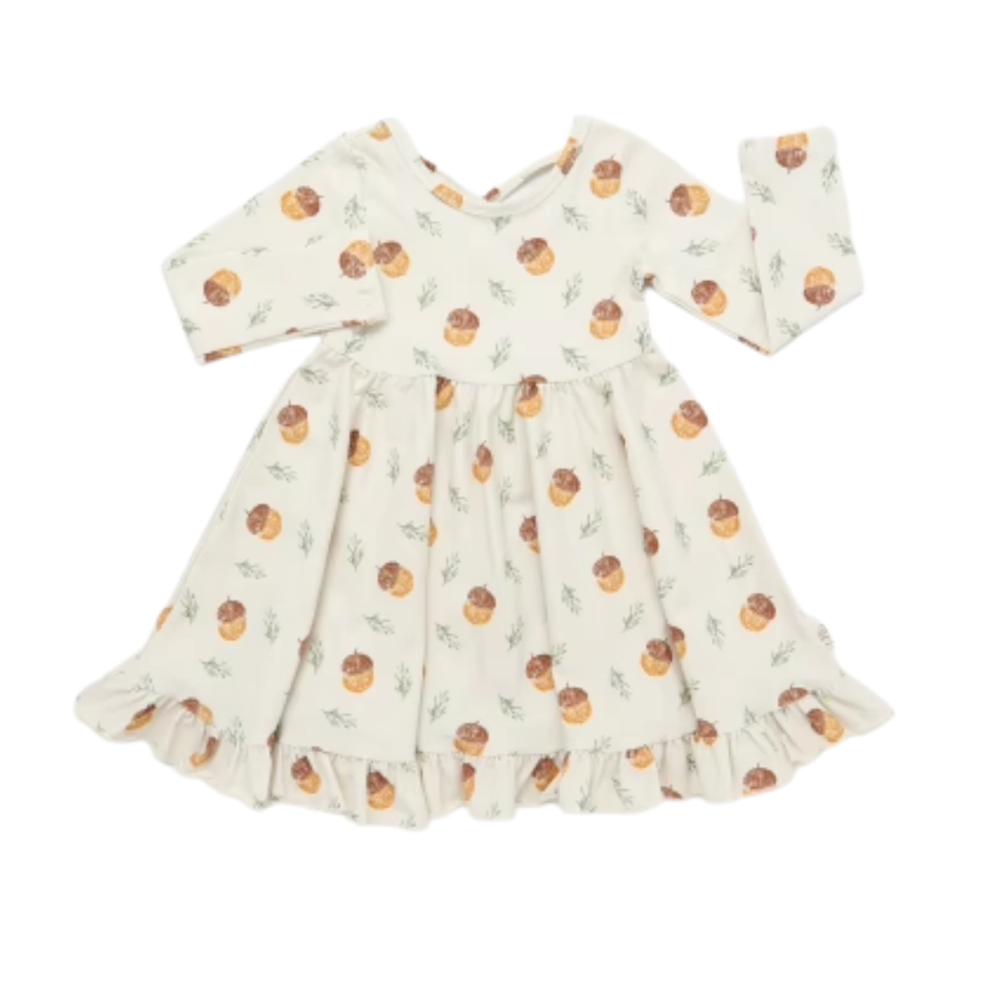 Acorn Ruffled Hem Twirl Dress