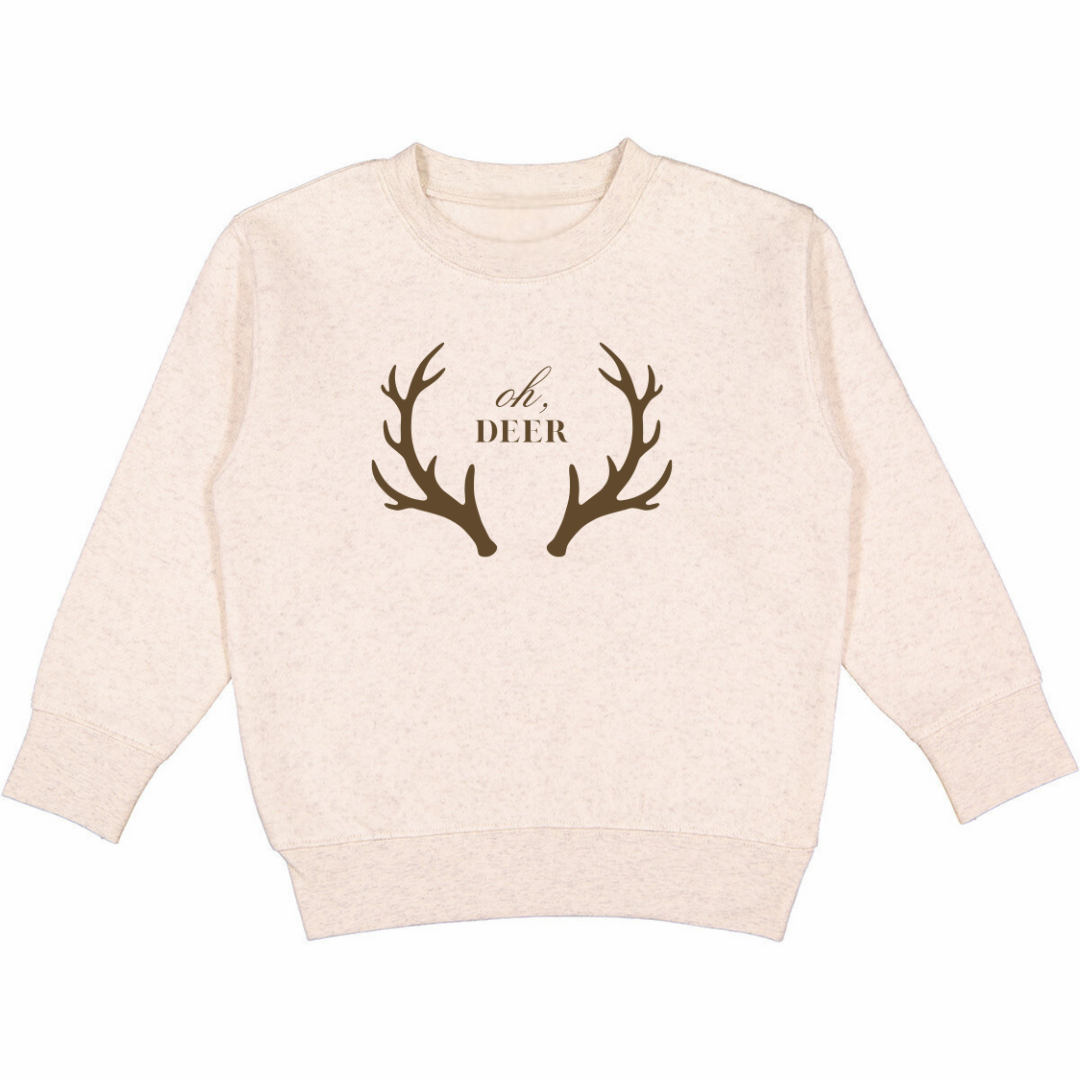 Oh Deer! Fleece Sweatshirt