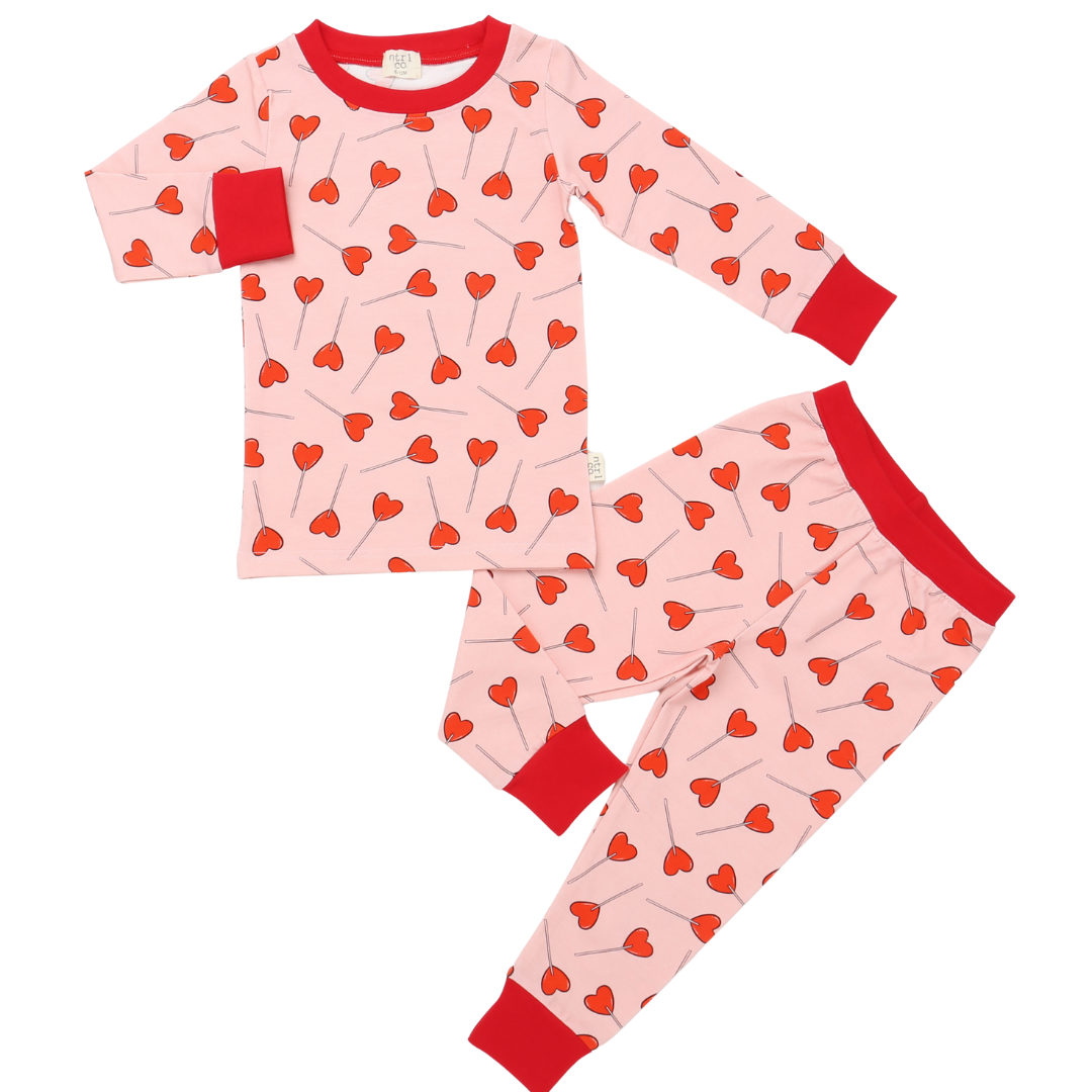 Sucker For You 2 Piece Pajama Set